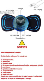 Relax Patch Pro – 8-Mode Mini Portable Massager, 19 Intensity Levels