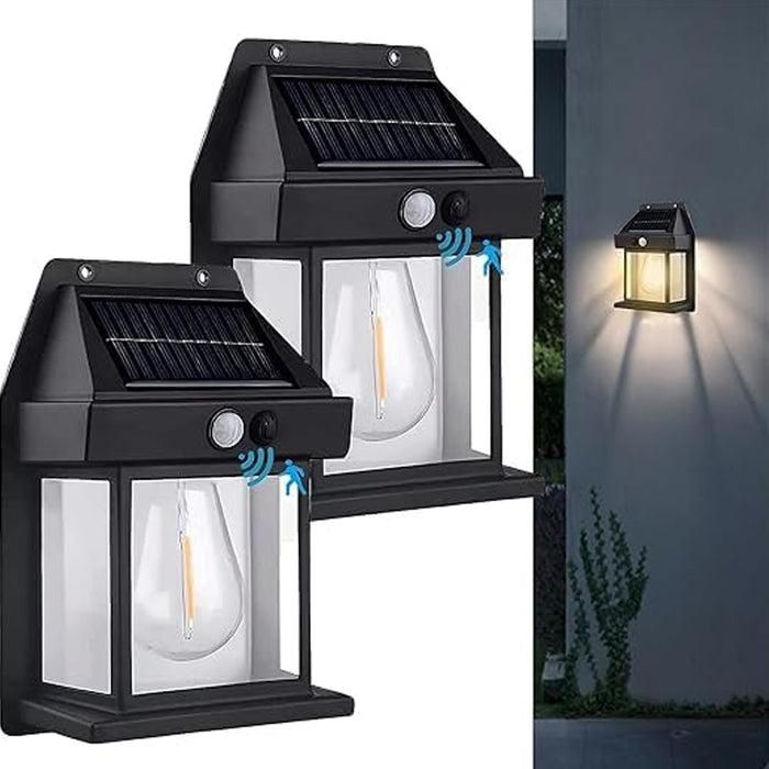 Solar Outdoor Wall Light with Motion Sensor– Weather-Proof & Energy Efficient