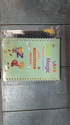Magic Practice Copybook Set – Reusable Writing Fun for Kids (4 Books + Pen + Refills)