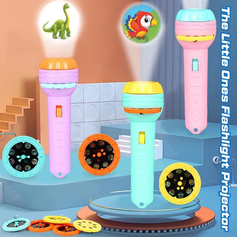 Magic Slide Projector Flashlight – 8-Theme Storytelling Torch for Kids