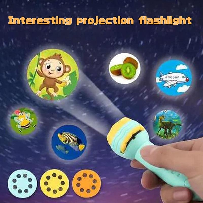 Magic Slide Projector Flashlight – 8-Theme Storytelling Torch for Kids