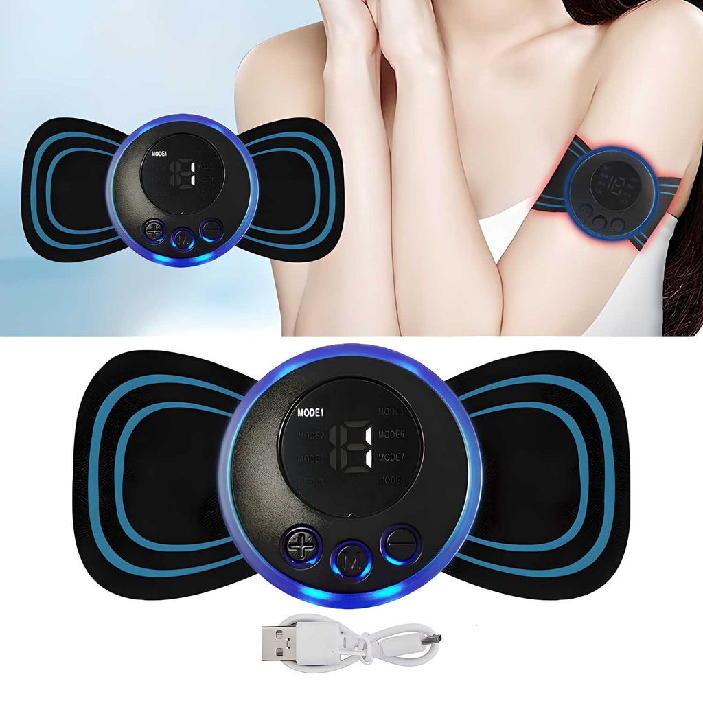 Relax Patch Pro – 8-Mode Mini Portable Massager, 19 Intensity Levels