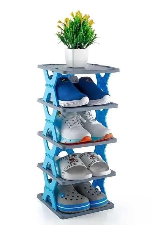 Smart 4-Layer Shoe Organizer – Foldable & Portable