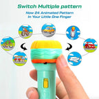 Magic Slide Projector Flashlight – 8-Theme Storytelling Torch for Kids