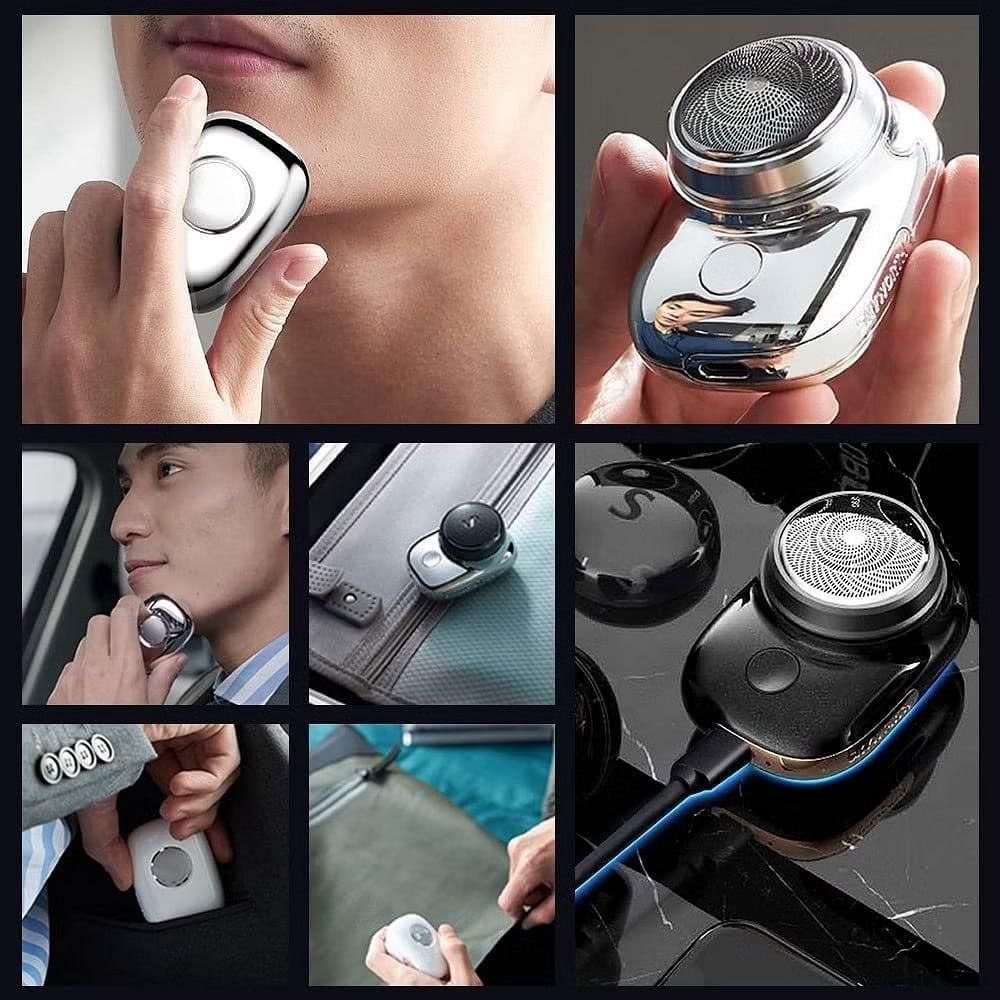 Compact Electric Mini Shaver – USB Rechargeable, Pocket-Friendly Grooming