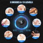 Wireless Electric Foot Massager Mat – Foldable & Portable with 8 Modes
