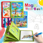 Reusable Magic Water Coloring Book – Mess-Free & Eco-Friendly Art Fun